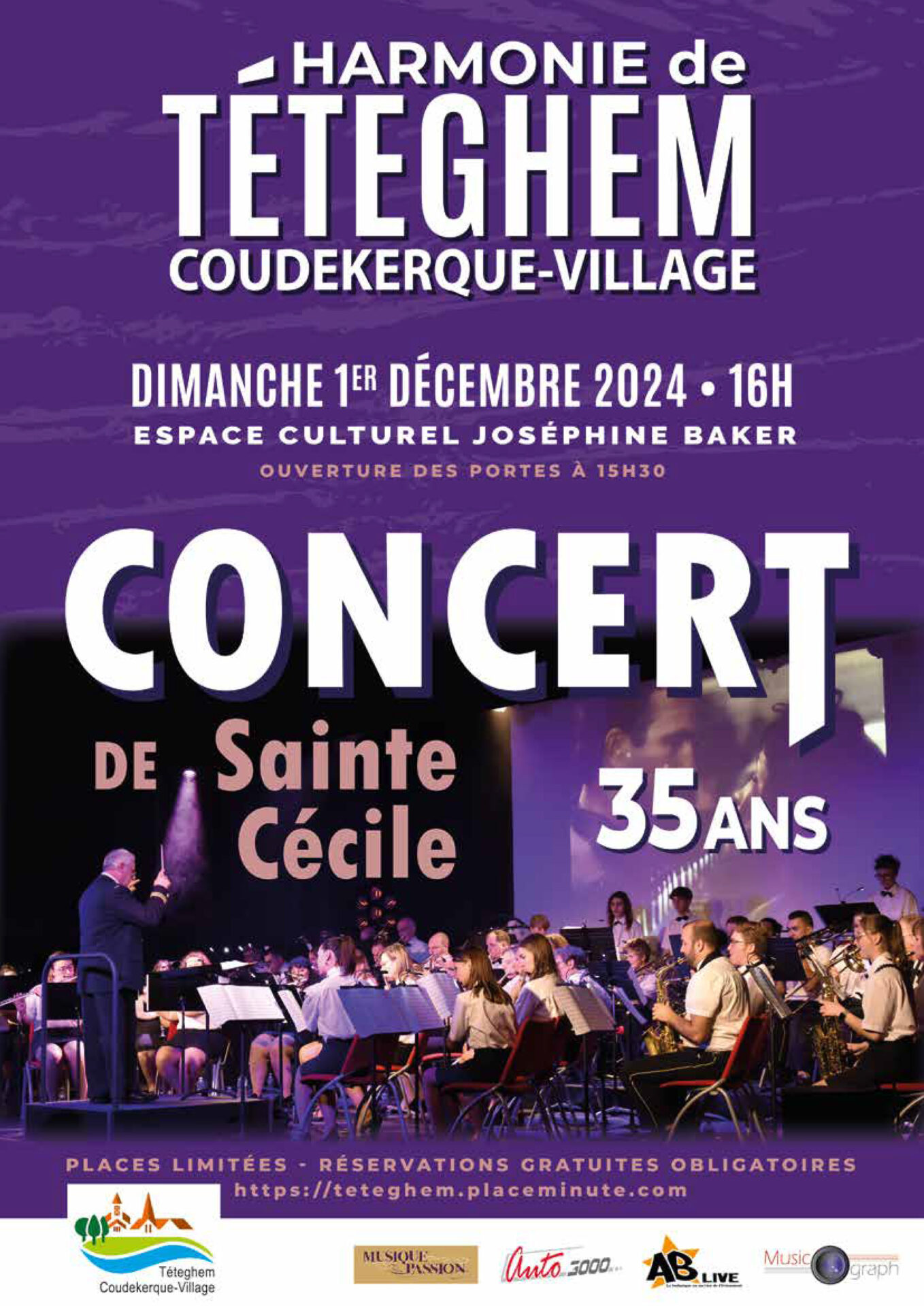 Concert de Sainte Cécile avec l’Harmonie Municipale